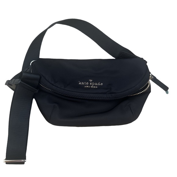 NWOT Kate Spade New York Watson Lane Betty Nylon Black Belt Bag - Picture 1 of 3